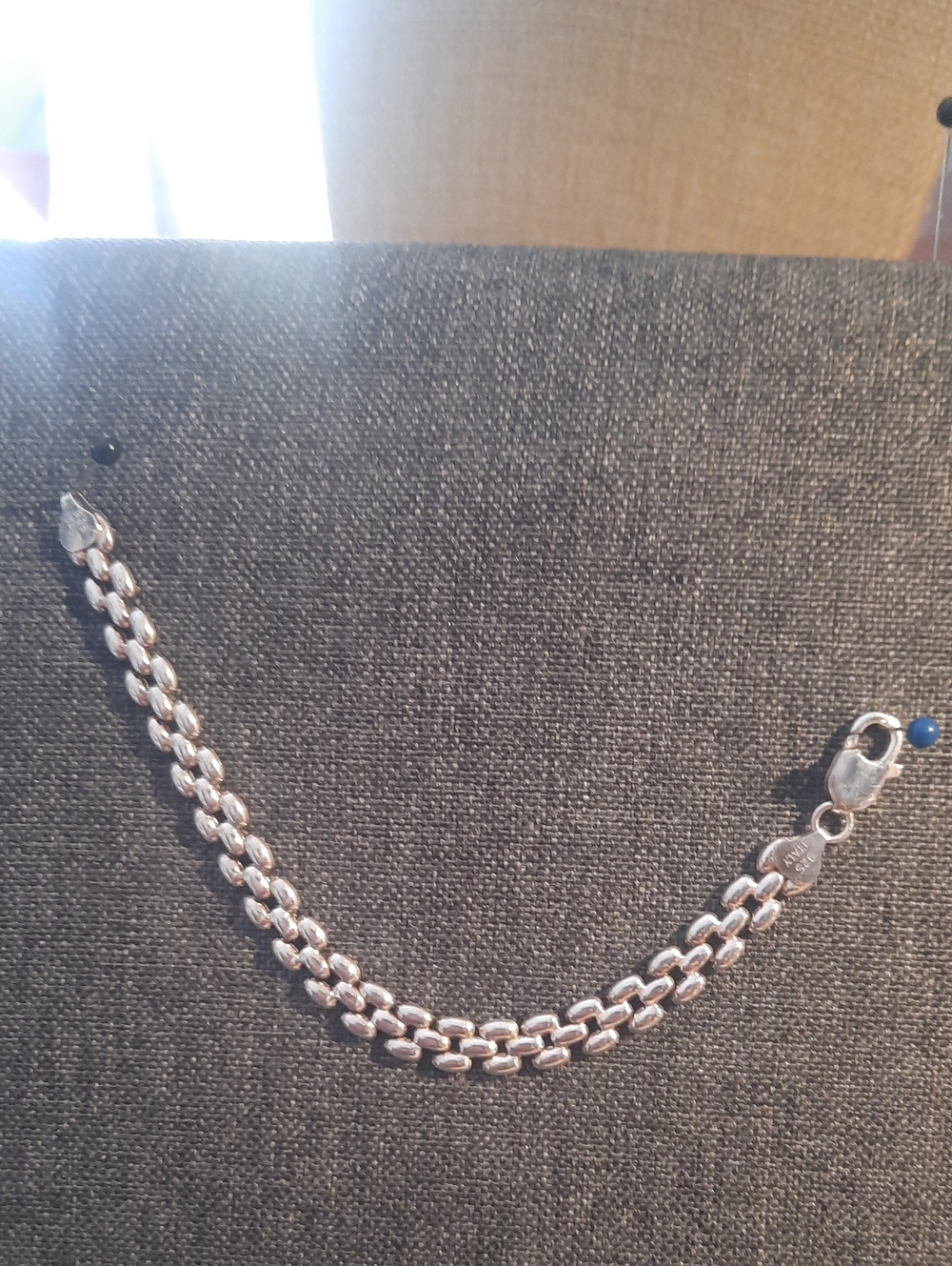 Sterling Double Link Women's Bracelet in Silver